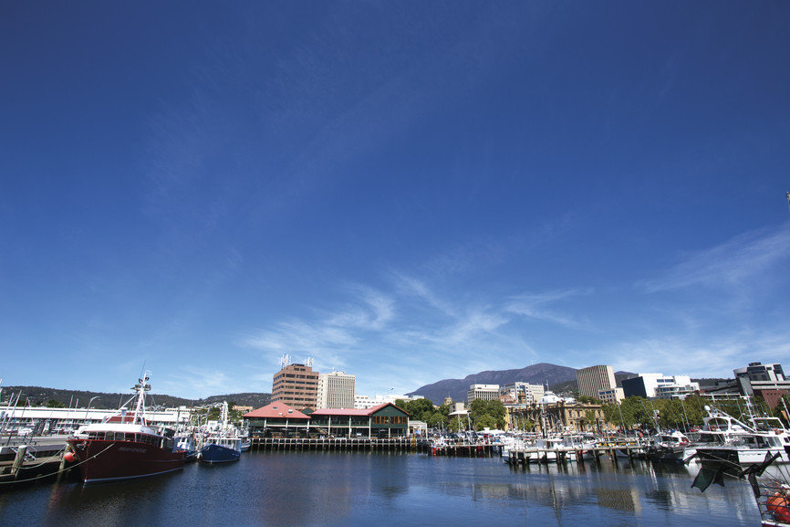 Hobart Waterfront, Hobart, TAS Australia