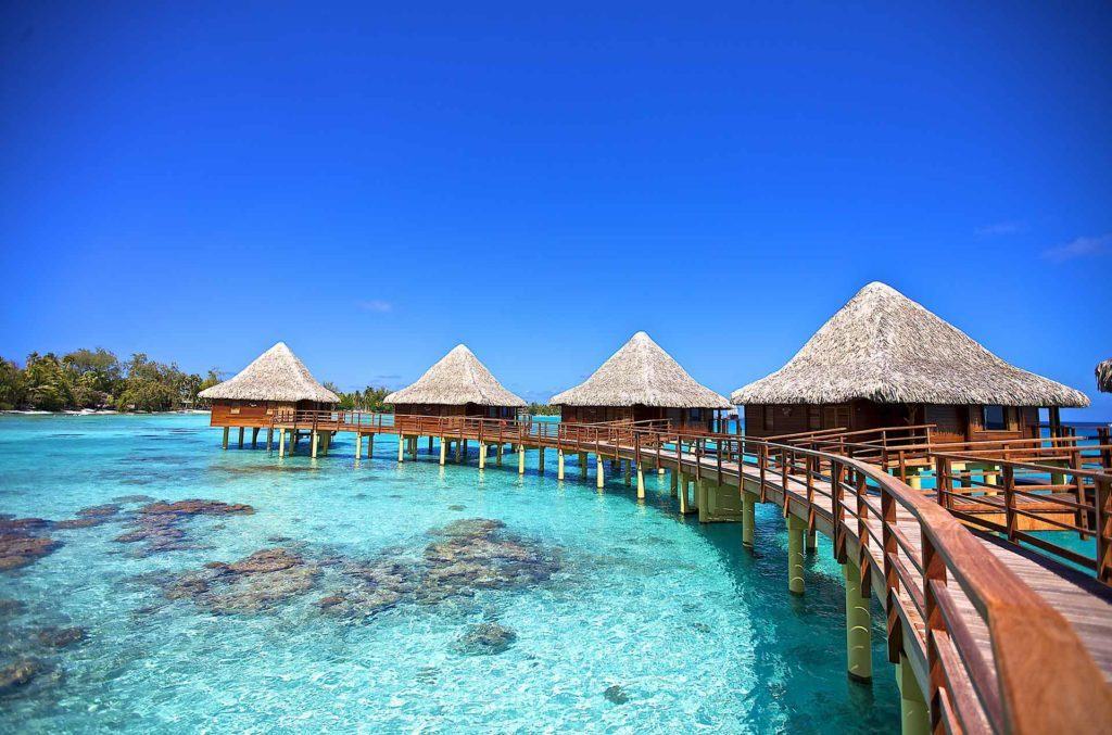 Overwater Bungalows at Hotel Kia Ora