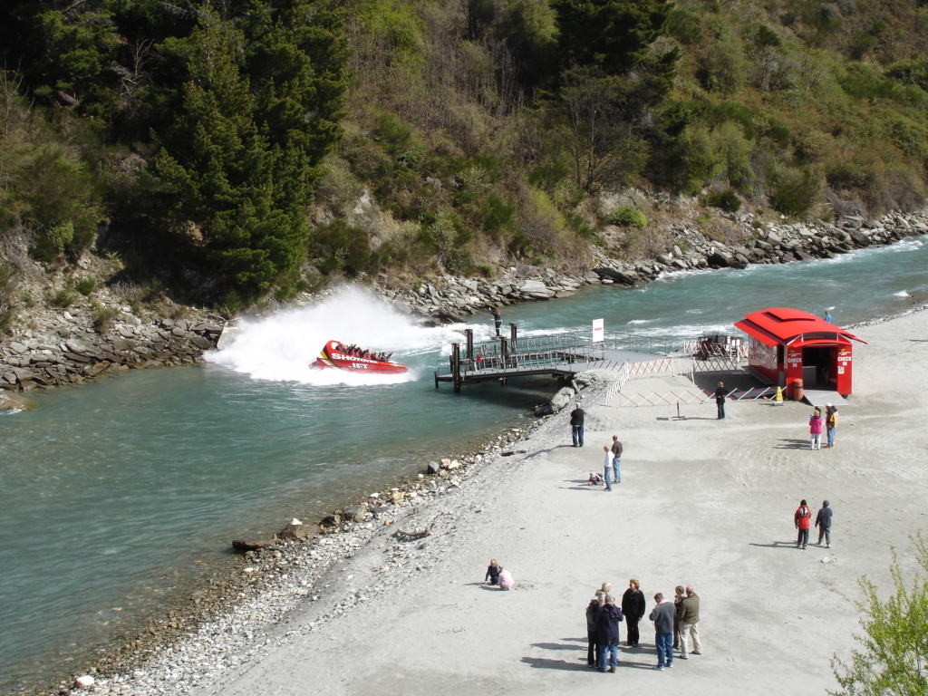 shotover river jet Queenstown New Zealand