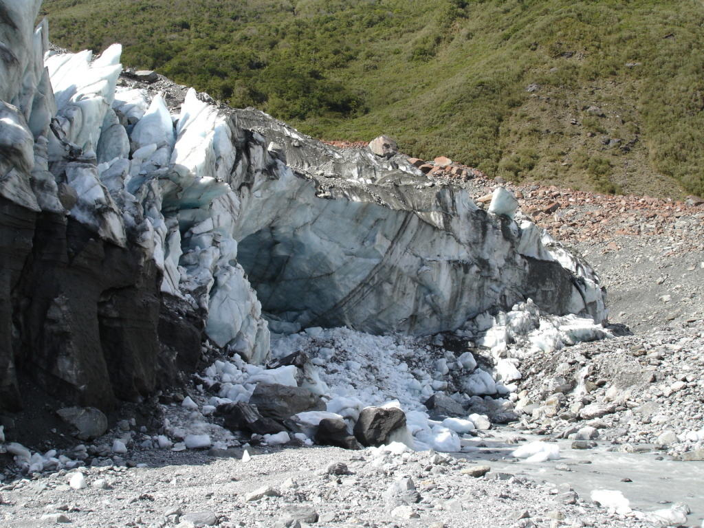 Fox Glacier, Terminal Face, New Zealand