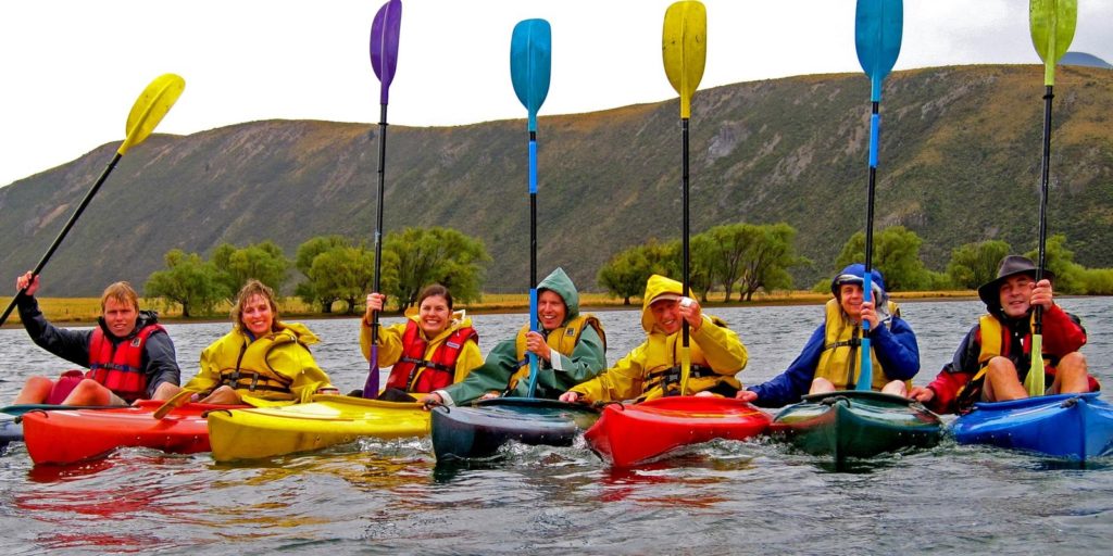 Kayaking near Haast